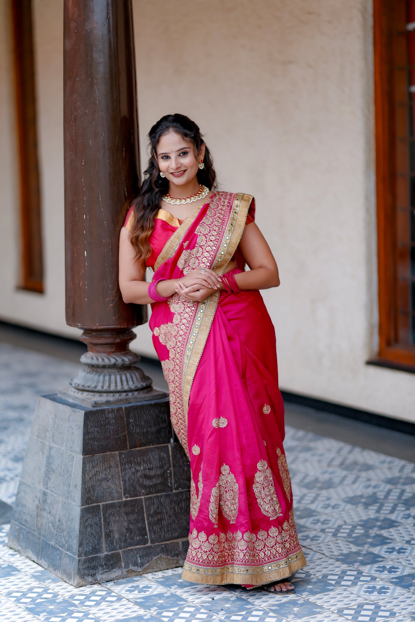 SILK WORK SAREE