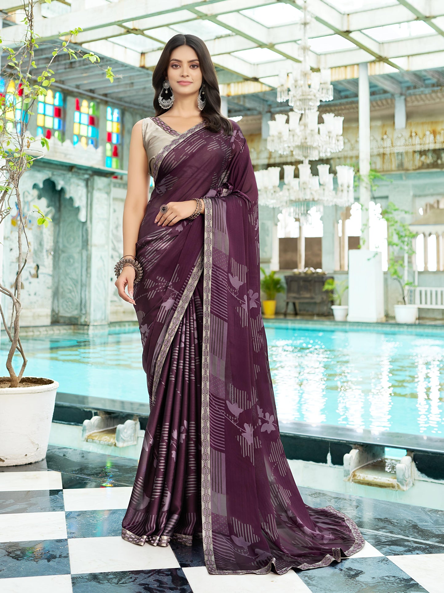 SYNTHETIC SAREE