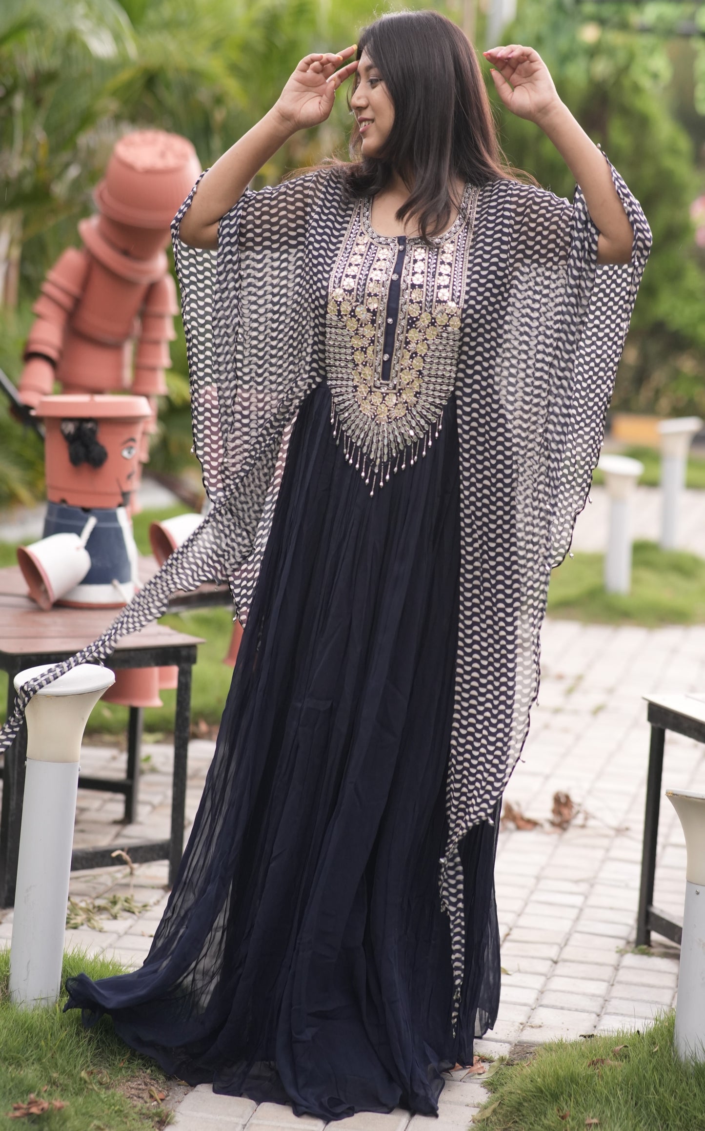 INDO WESTERN GOWN