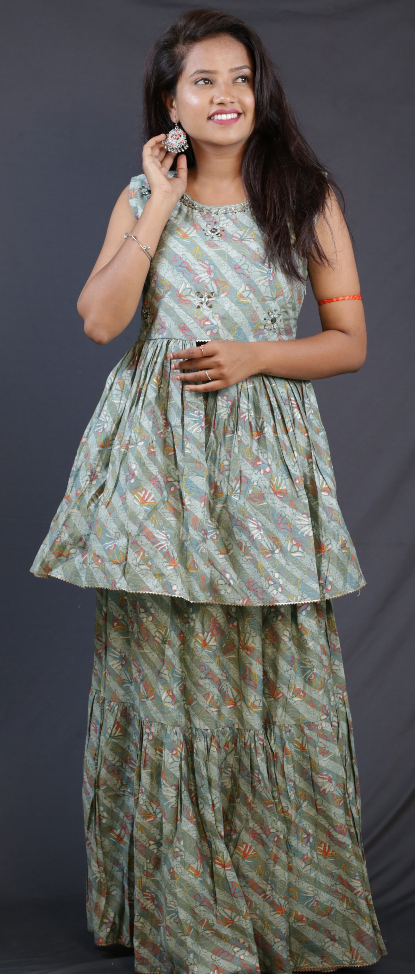 SKIRT TOP SET