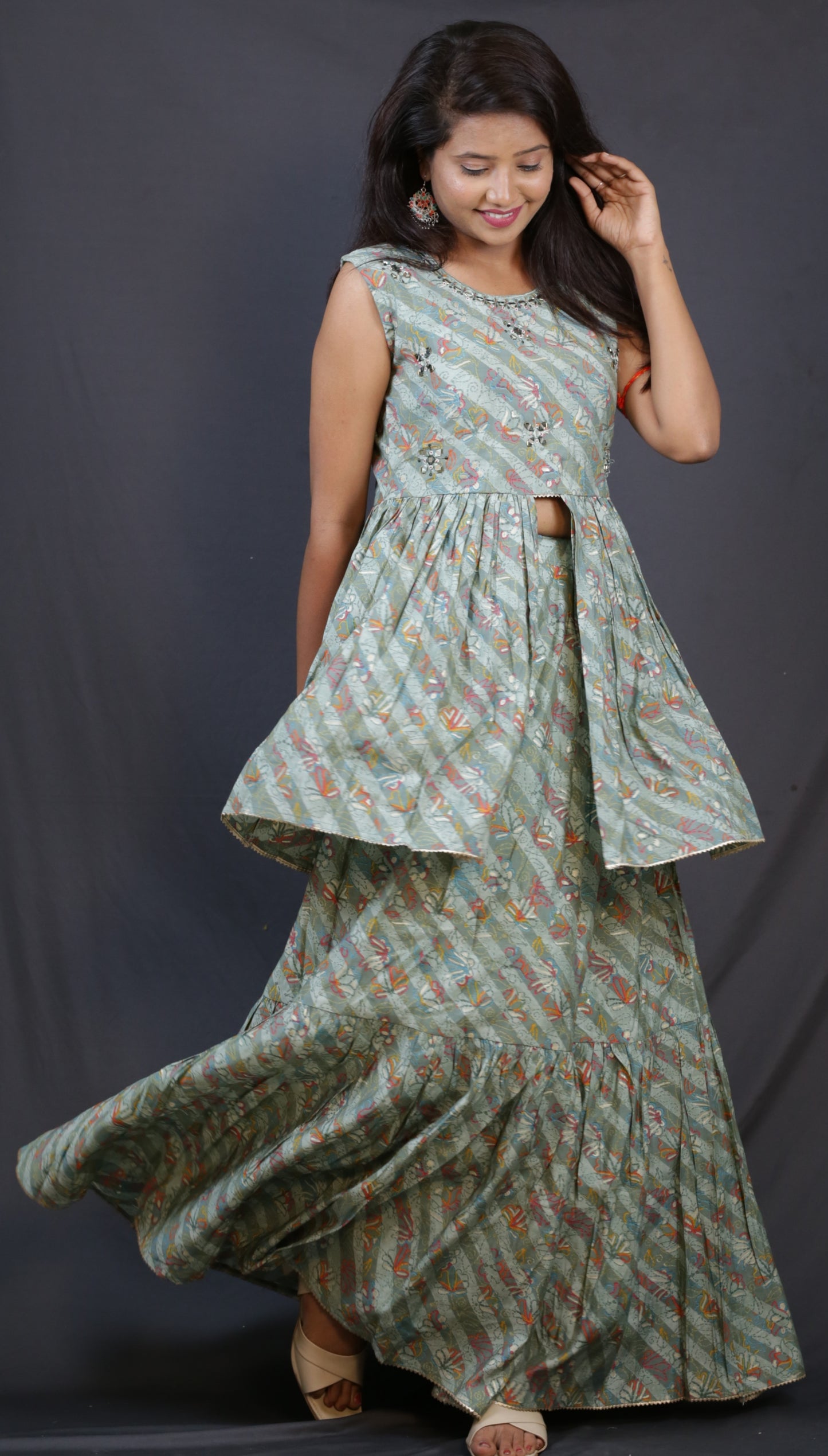 SKIRT TOP SET