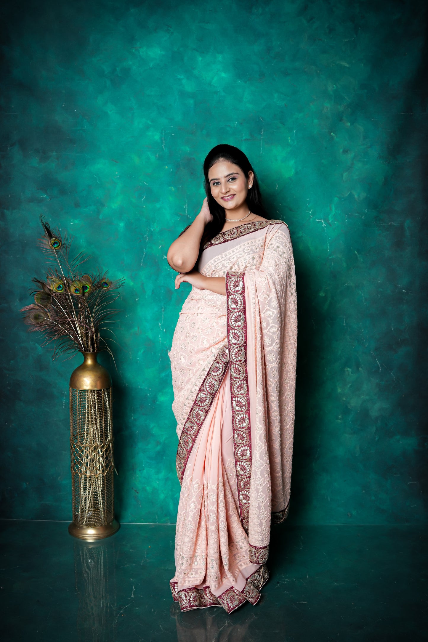 Pure Georgette Saree