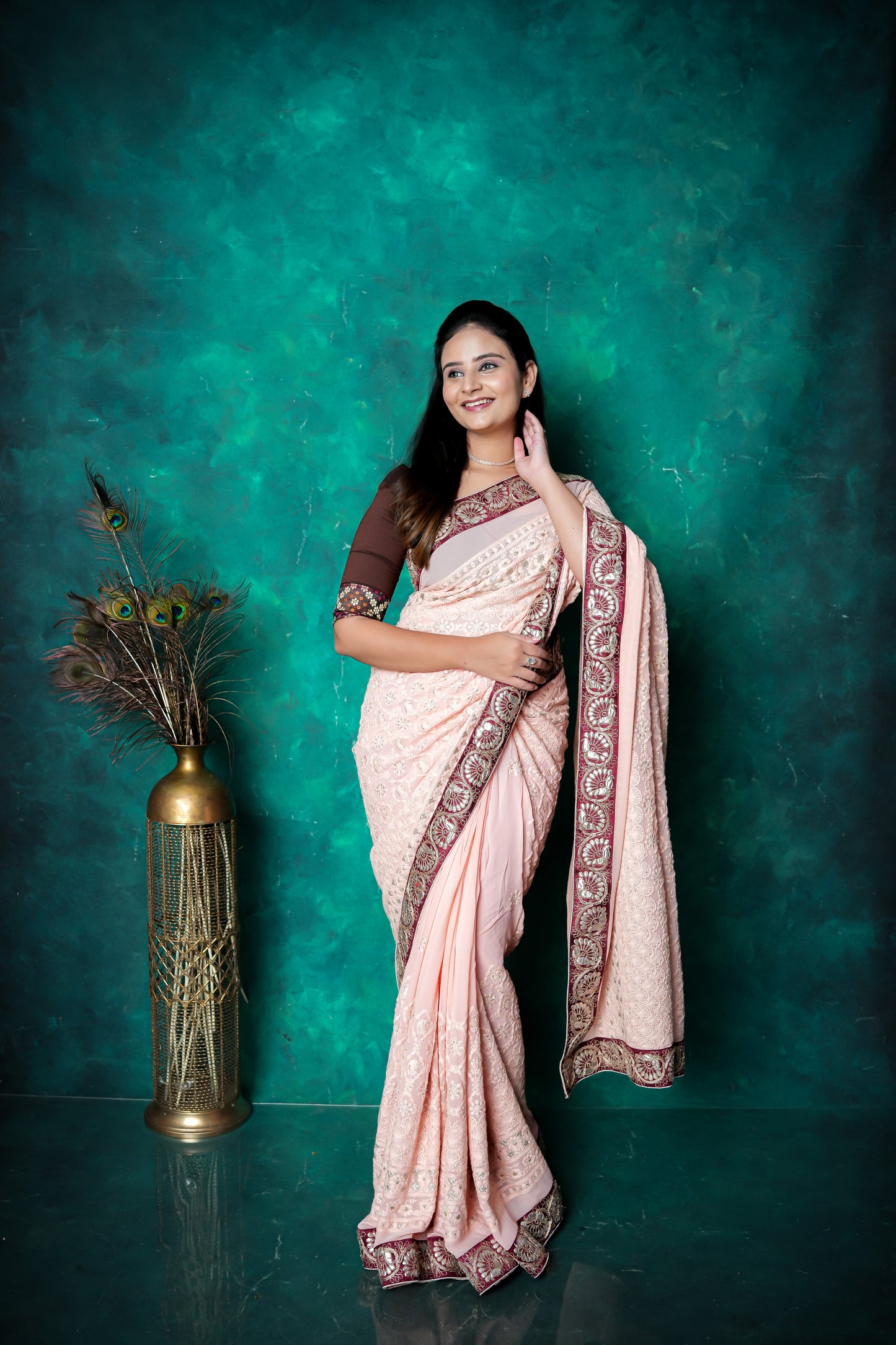 Pure Georgette Saree