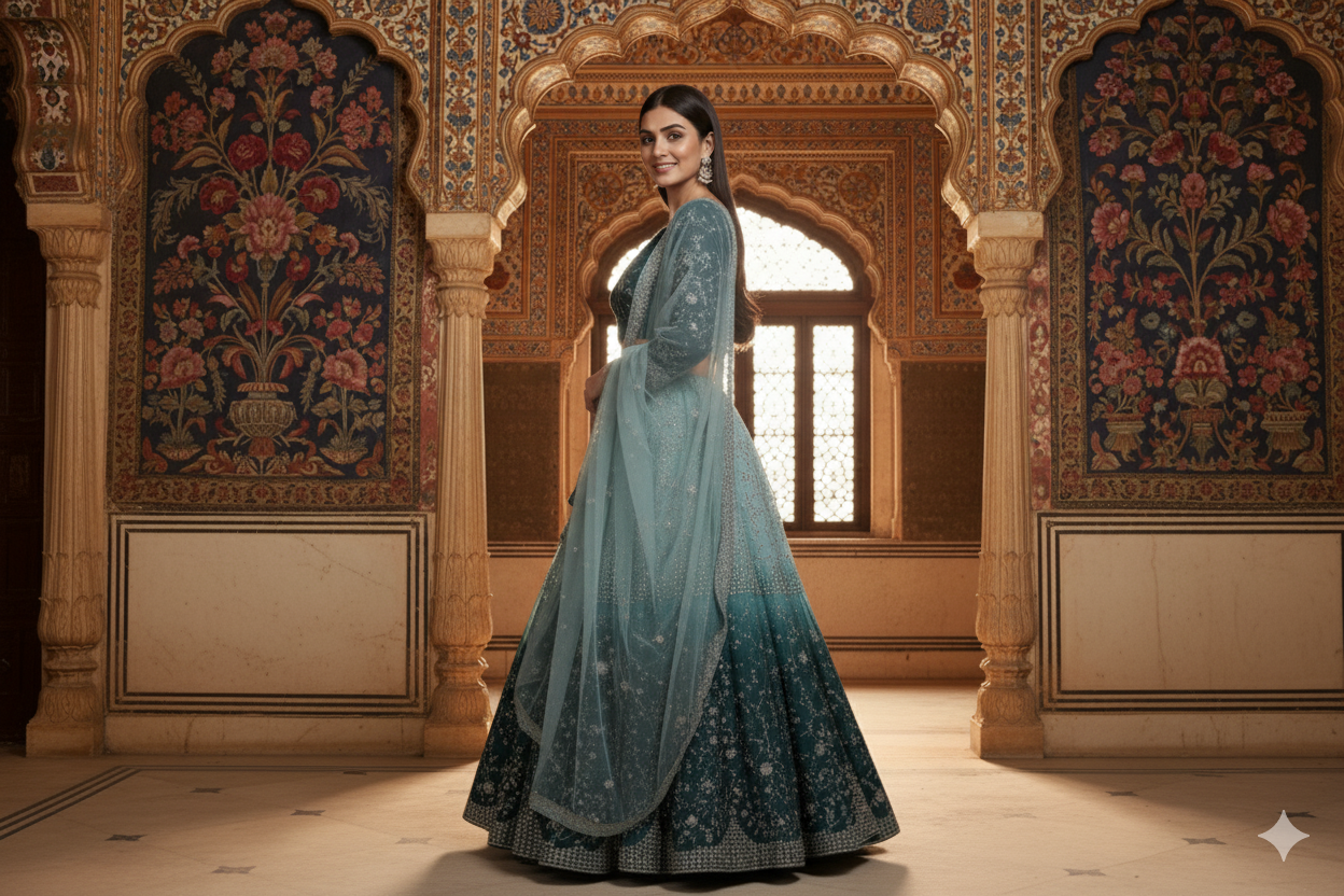 GIRLISH GHAGRA ODHNI