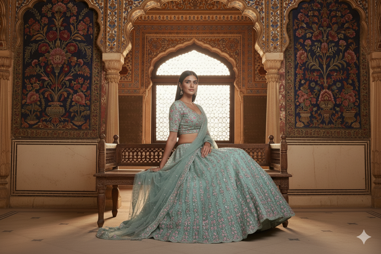 GIRLISH GHAGRA ODHNI