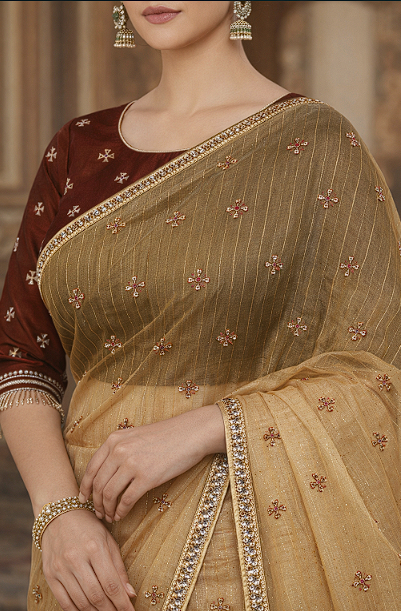 ORGANZA SAREE