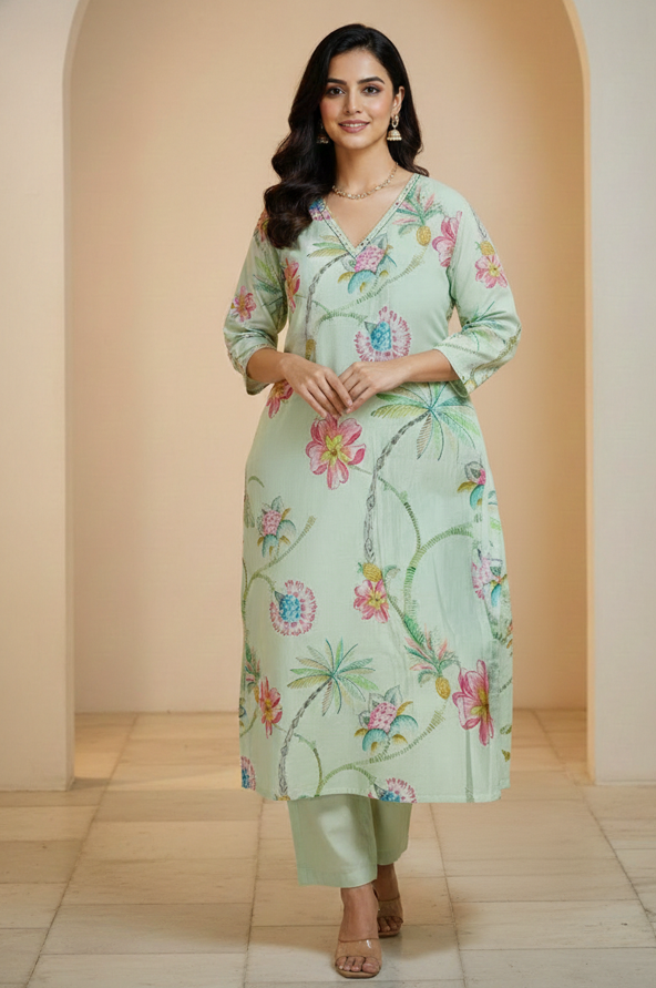 KURTI PANT SET