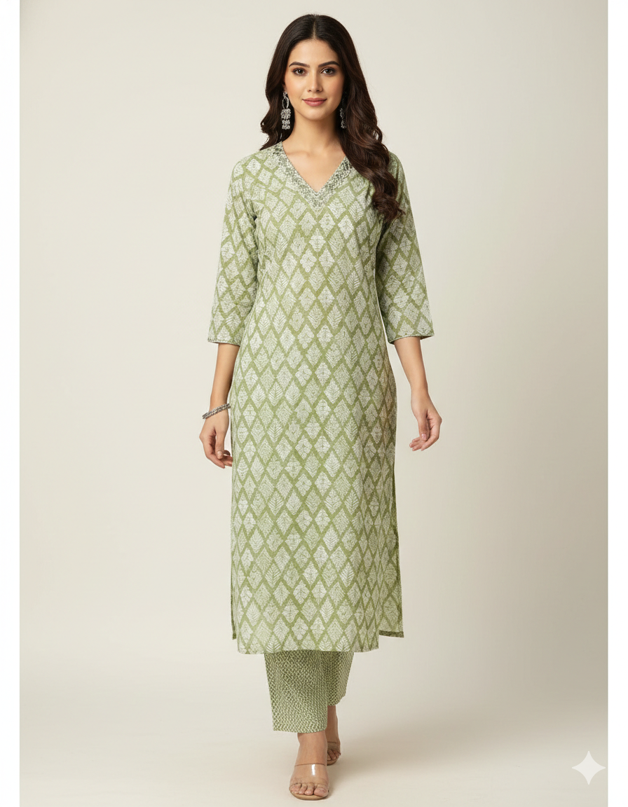 KURTI PANT SET