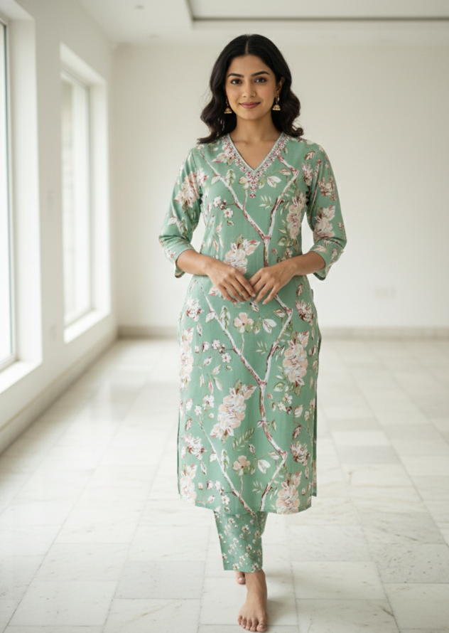 KURTI PANT SET