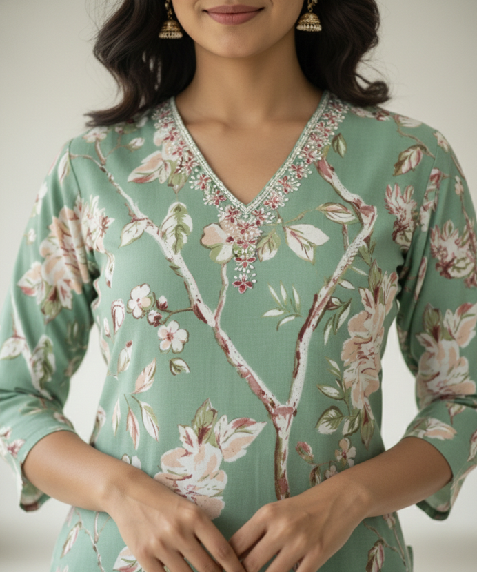 KURTI PANT SET