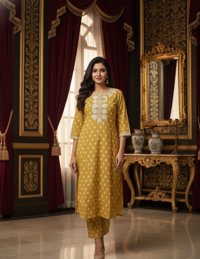 KURTI PANT SET