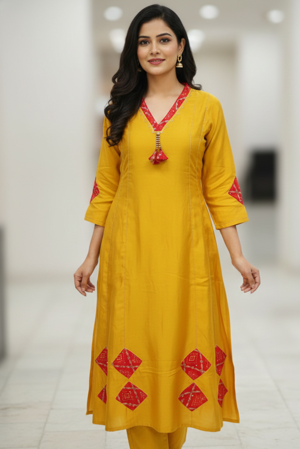KURTI PANT SET