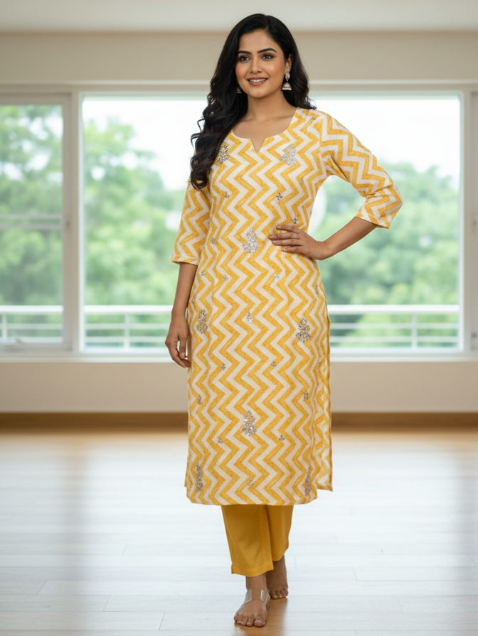 KURTI PANT SET