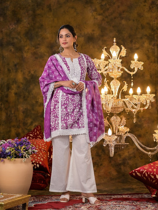 KURTI PLAZO SET