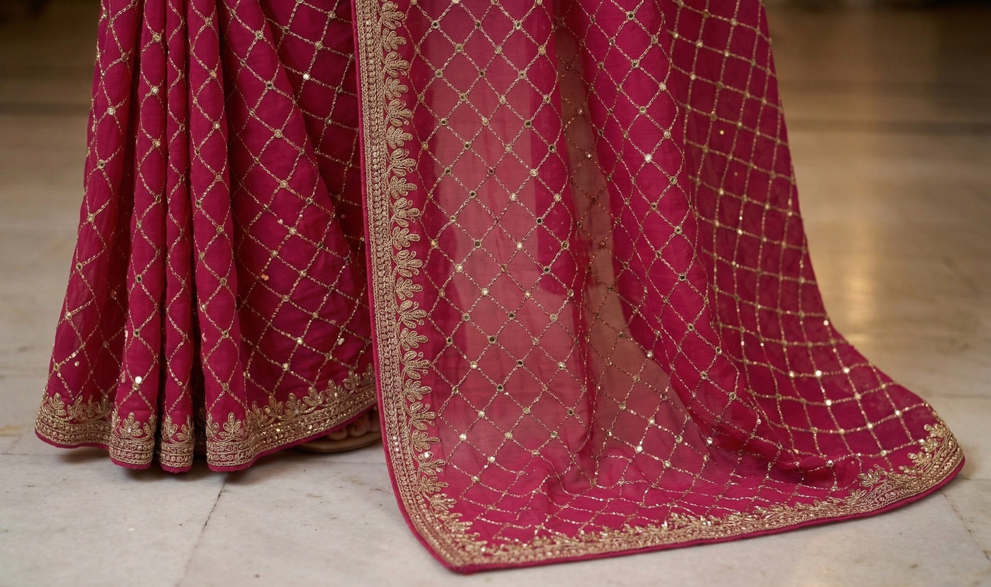 HANDWORK SAREE