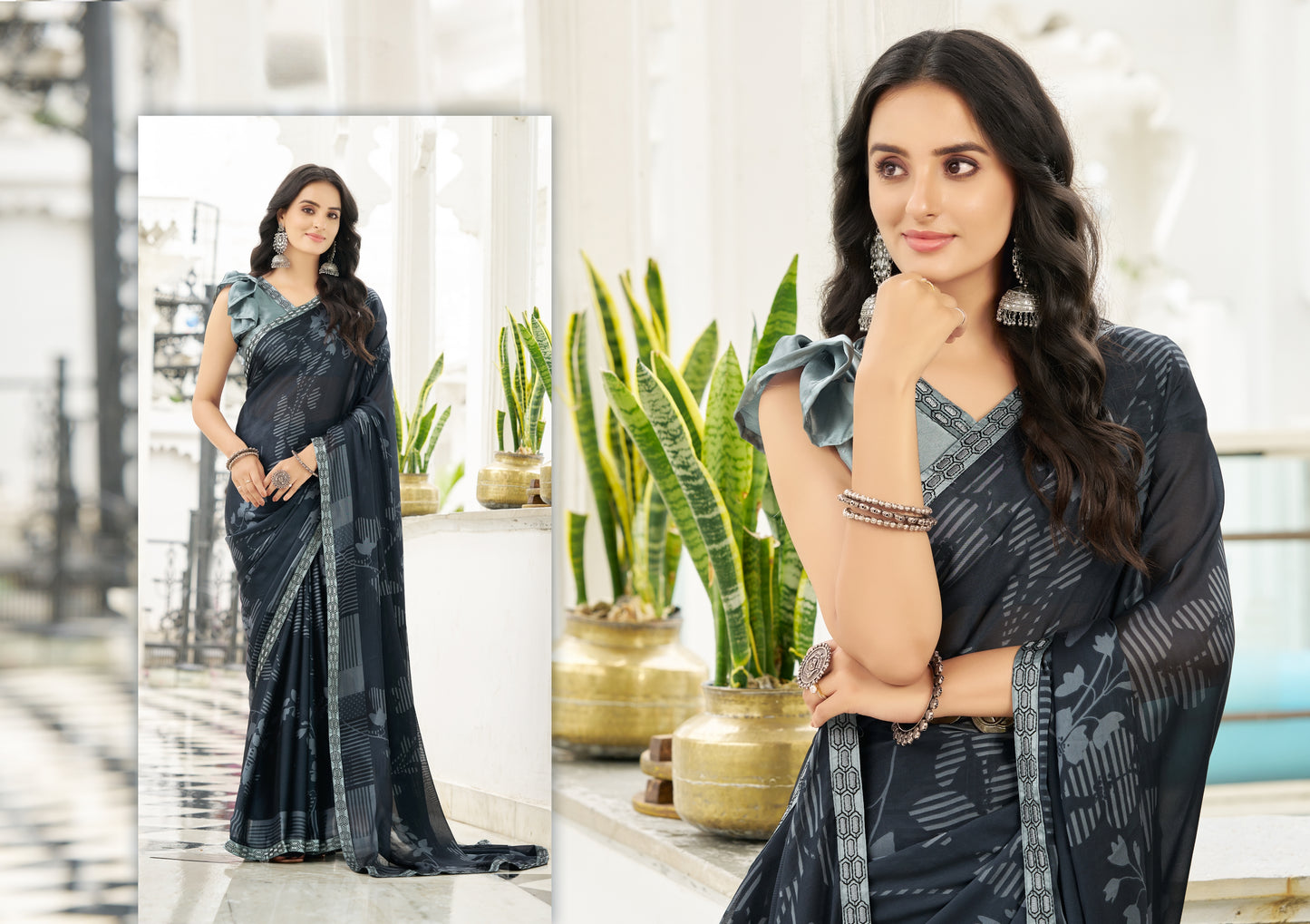 SYNTHETIC SAREE