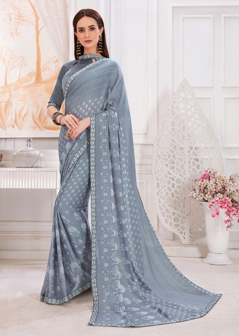 SYNTHETIC SAREE