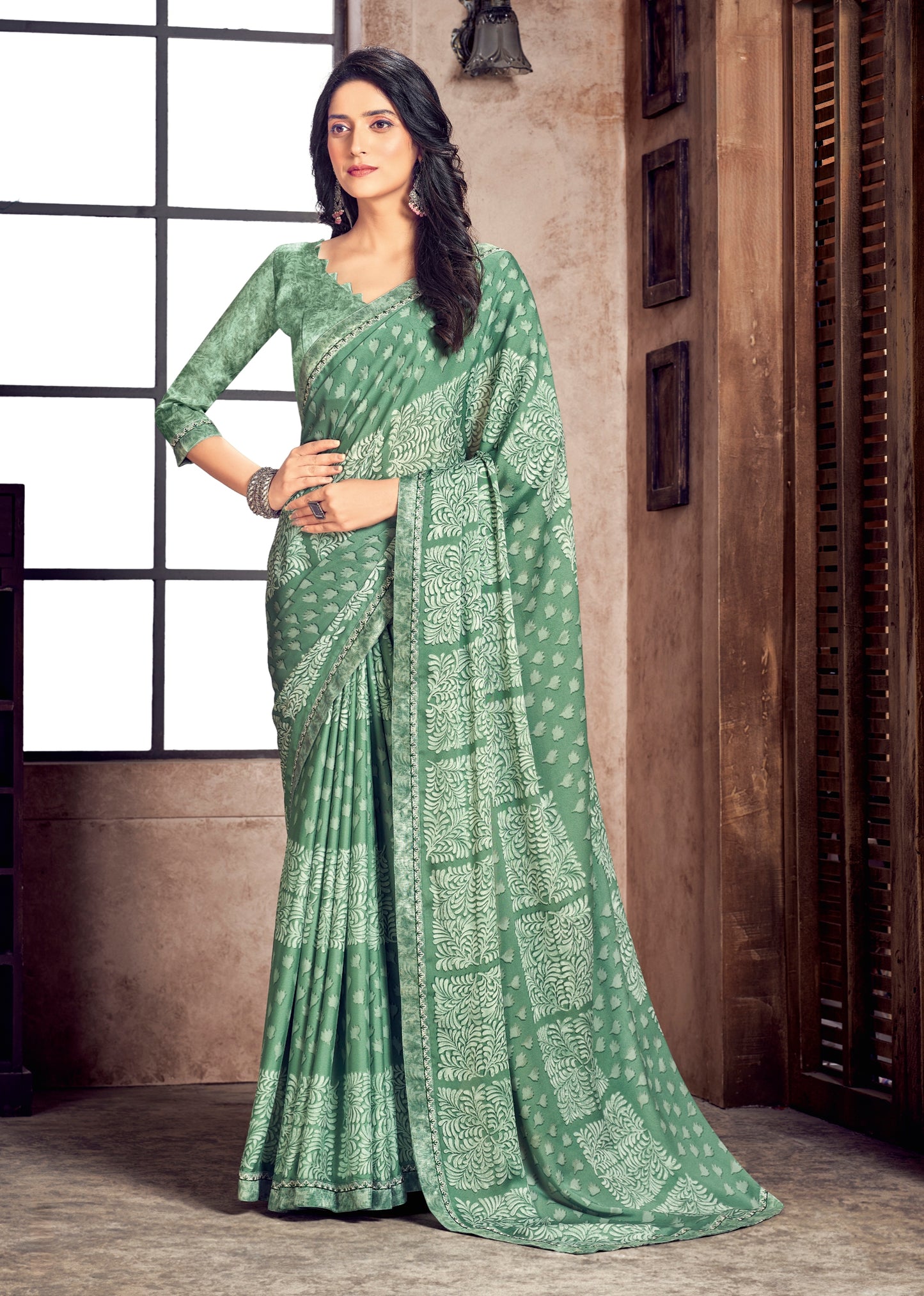 SYNTHETIC SAREE