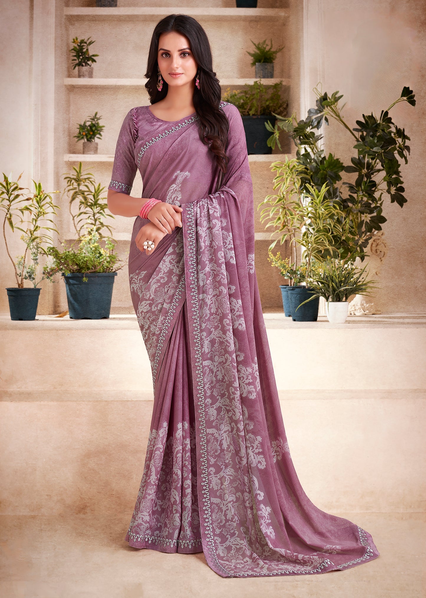 SYNTHETIC SAREE