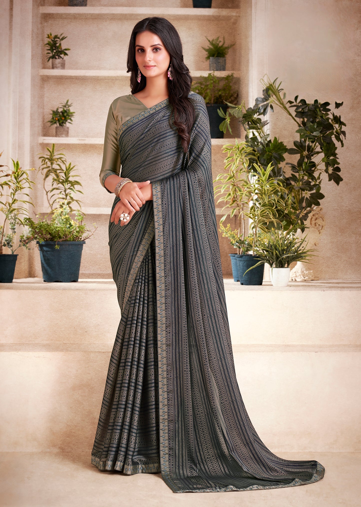 SYNTHETIC SAREE