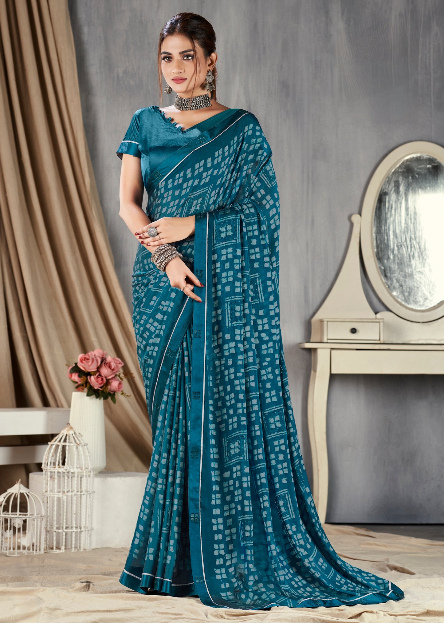 SYNTHETIC SAREE