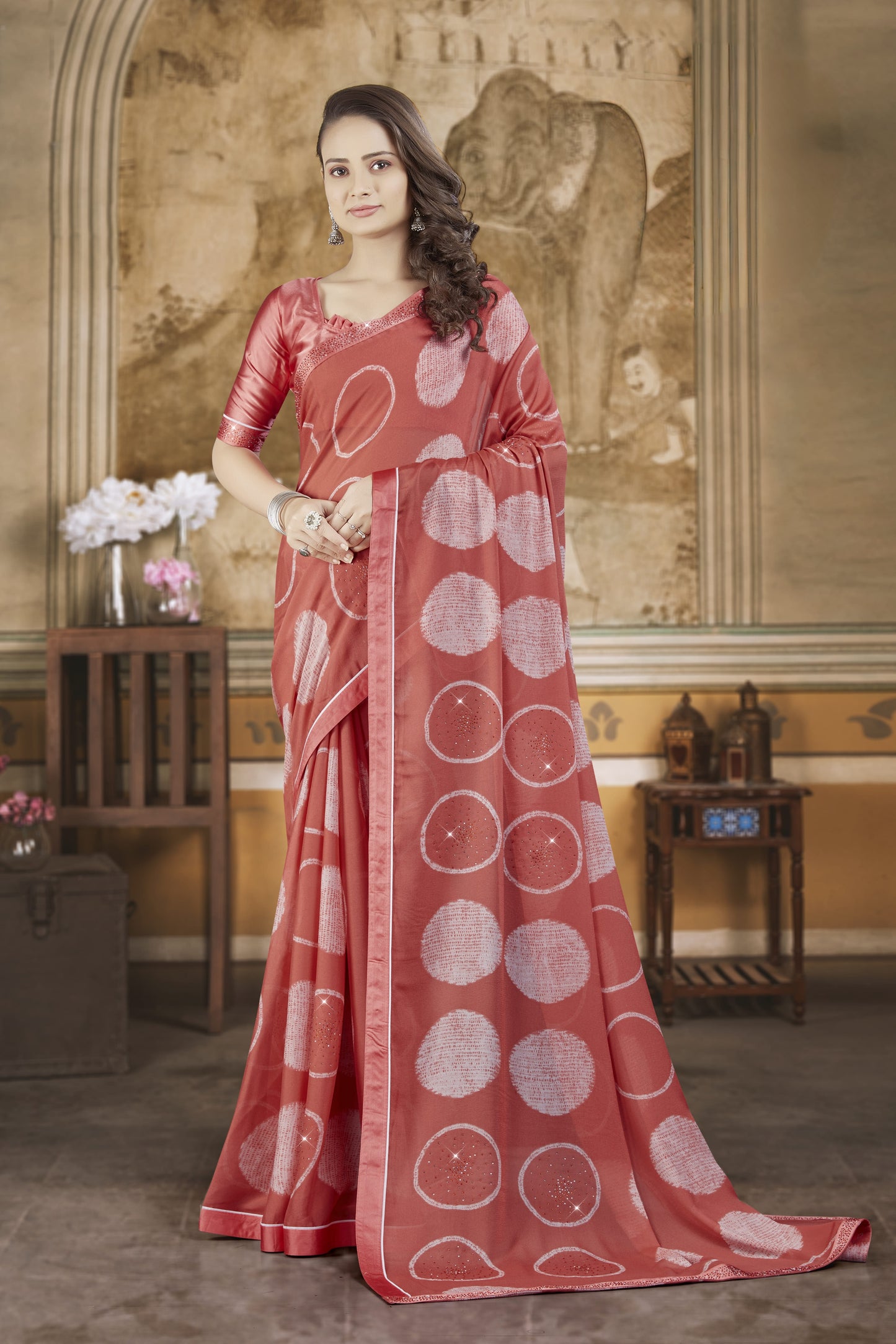 SYNTHETIC SAREE