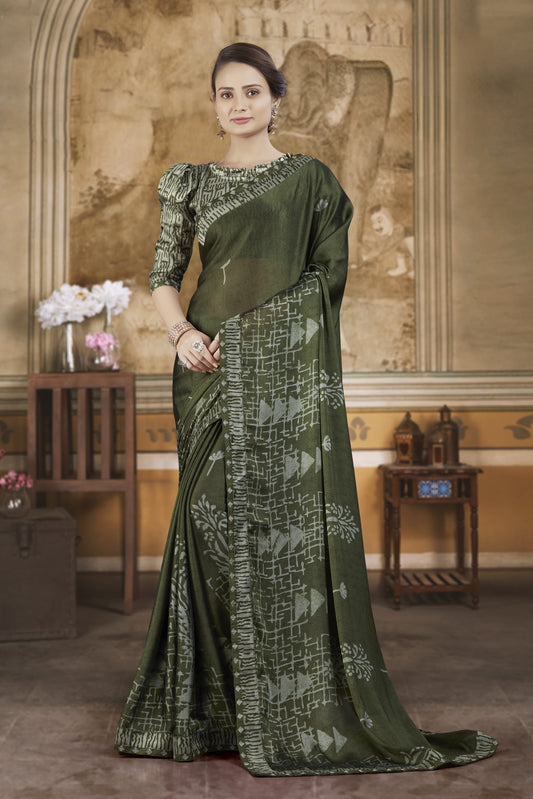SYNTHETIC SAREE