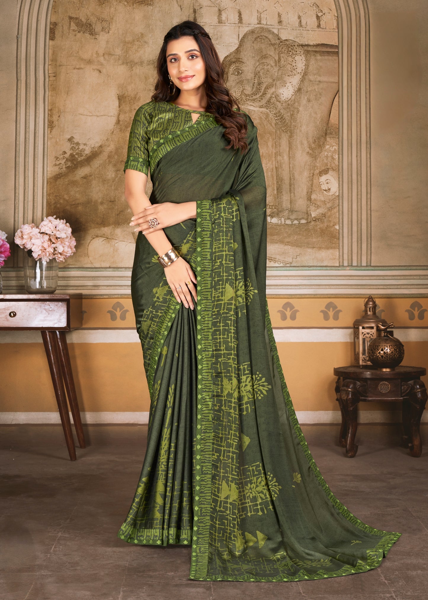 SYNTHETIC SAREE
