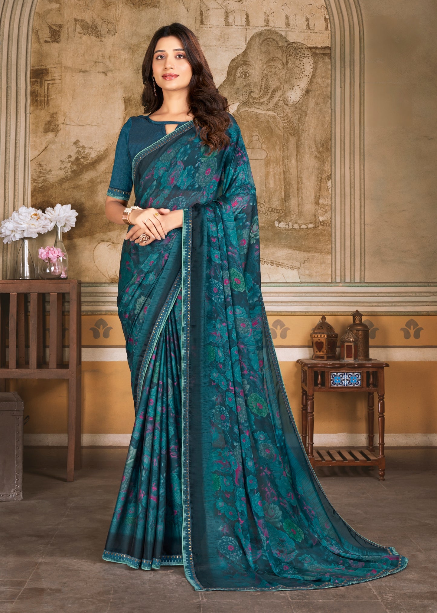 SYNTHETIC SAREE