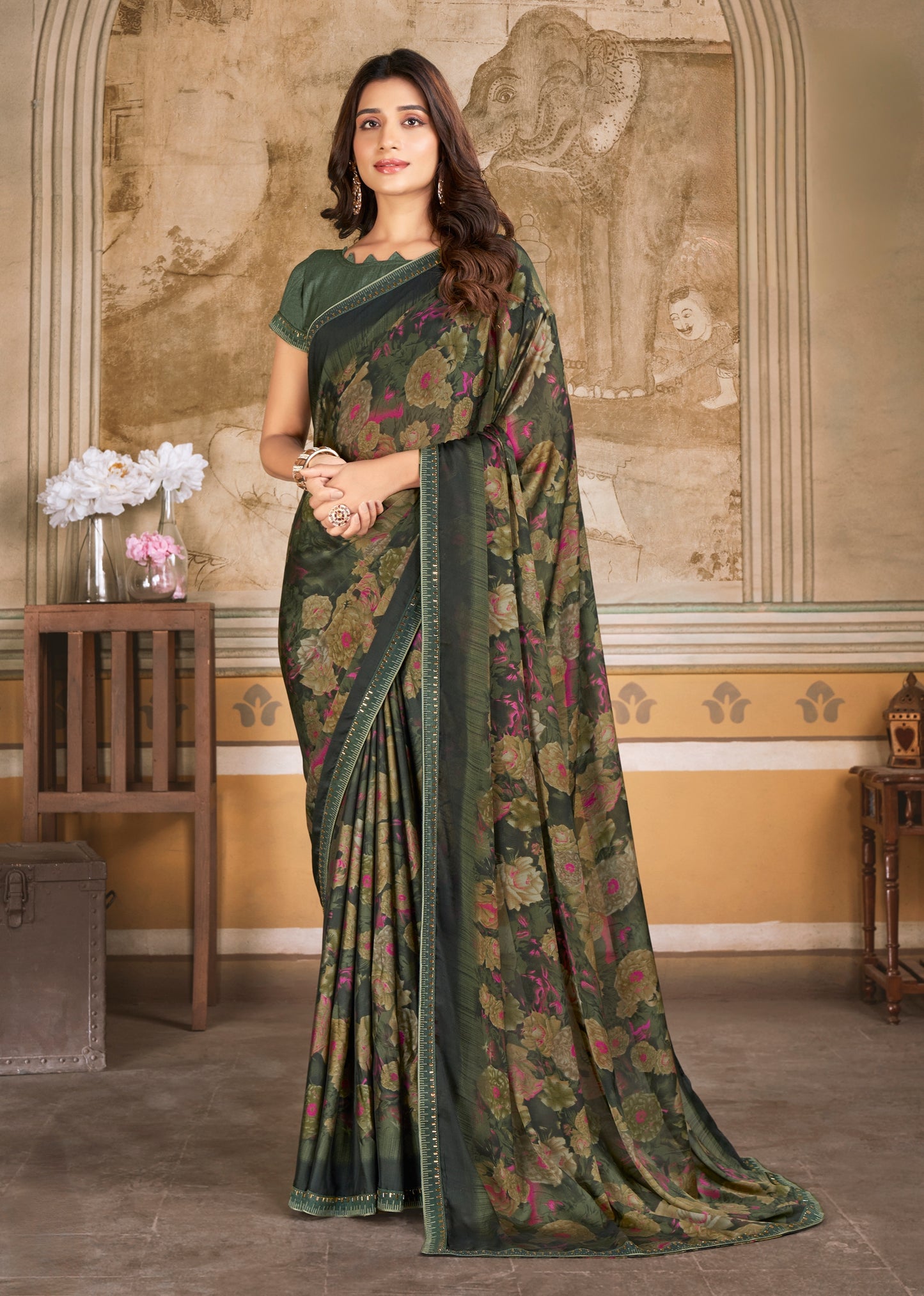 SYNTHETIC SAREE