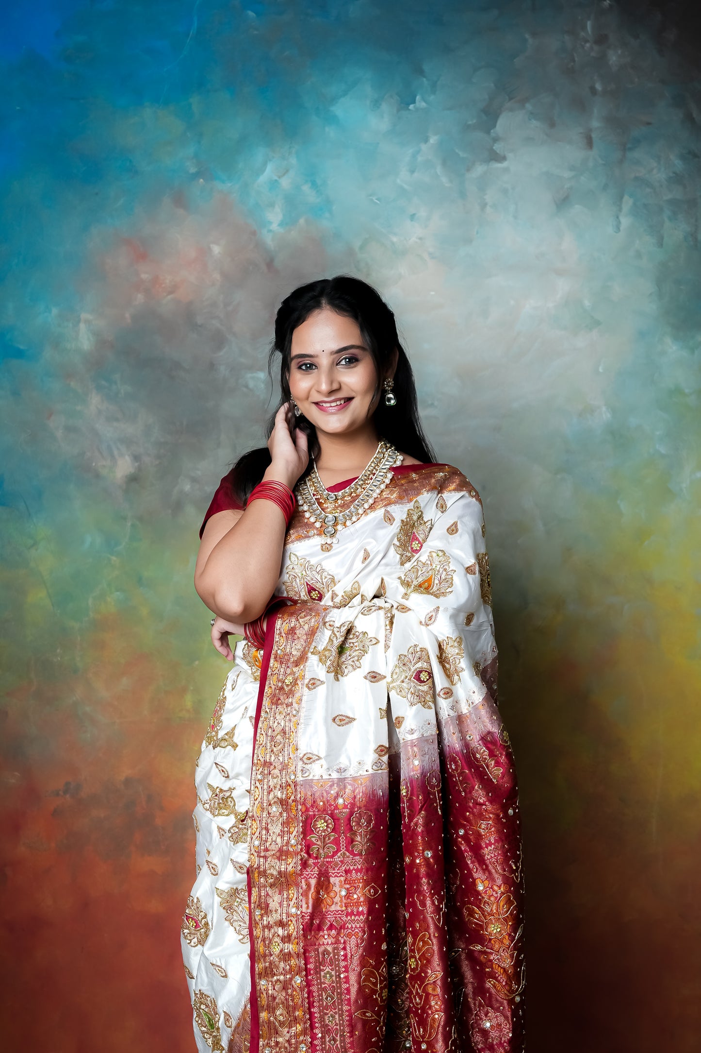 SILK WORK SAREE