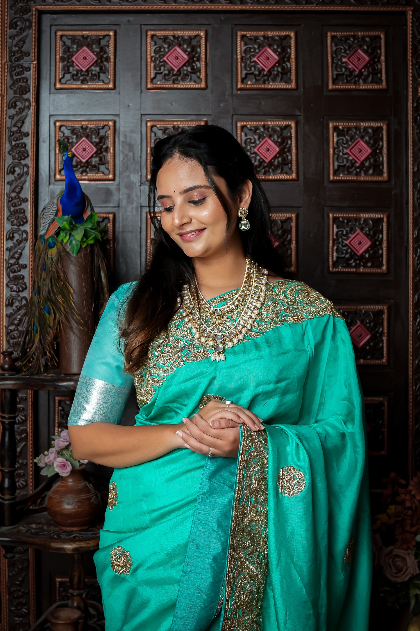 SILK WORK SAREE