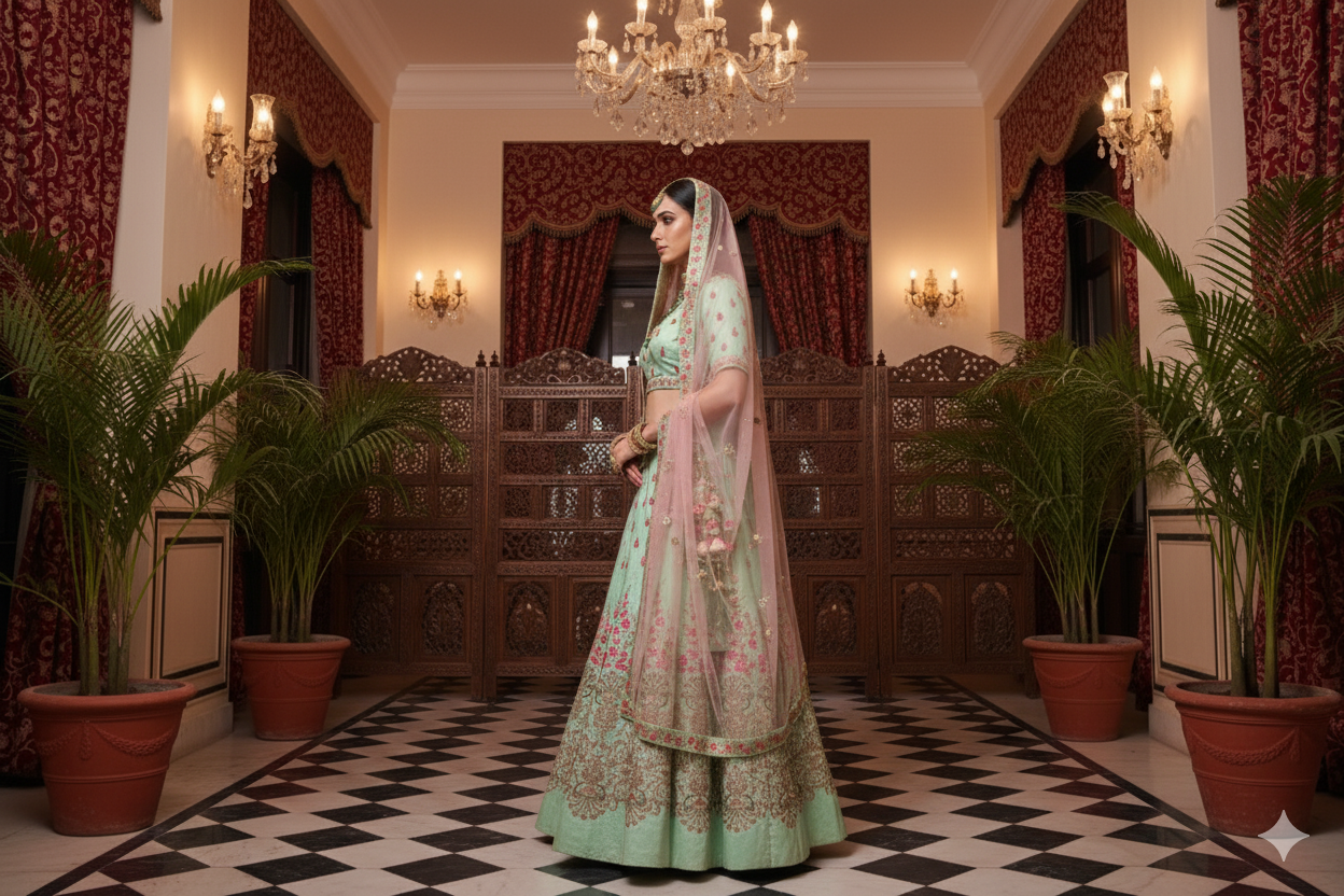 GIRLISH GHAGRA ODHNI