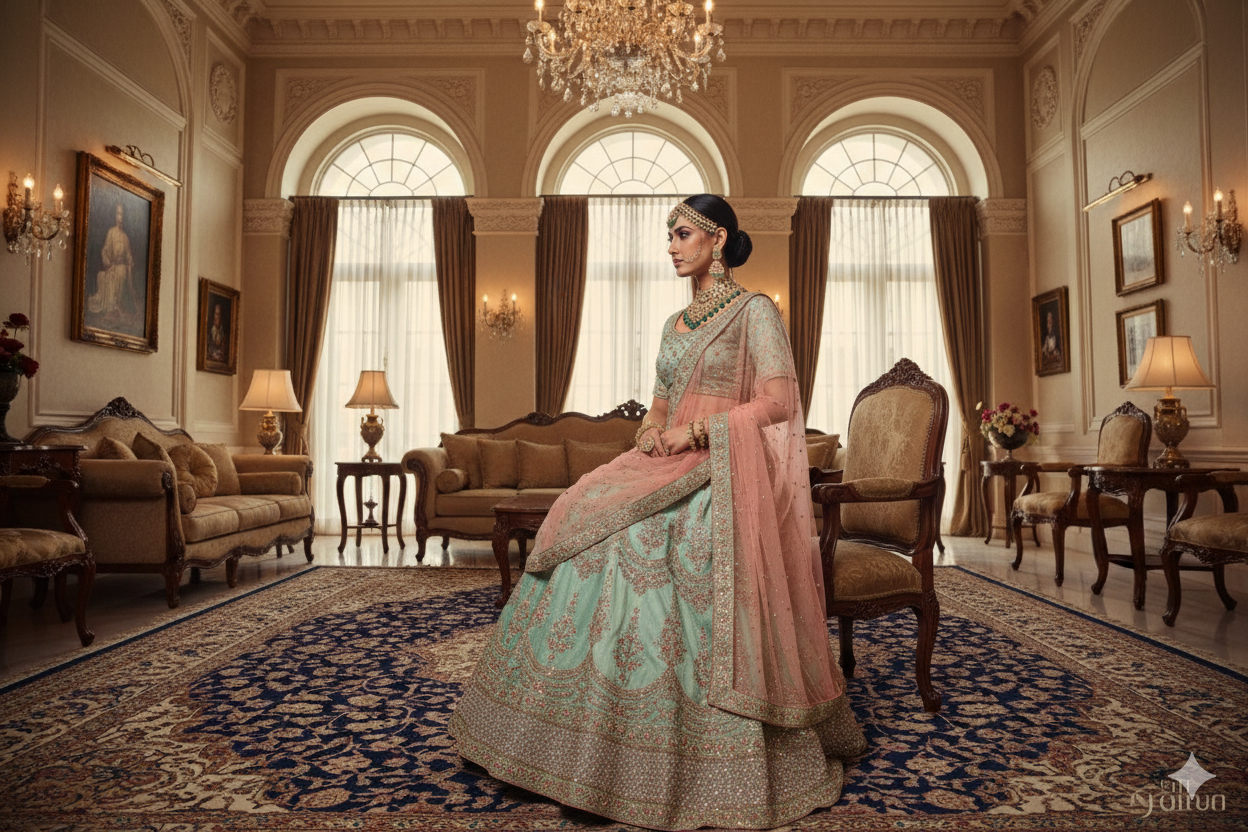BRIDAL GHAGRA ODHNI