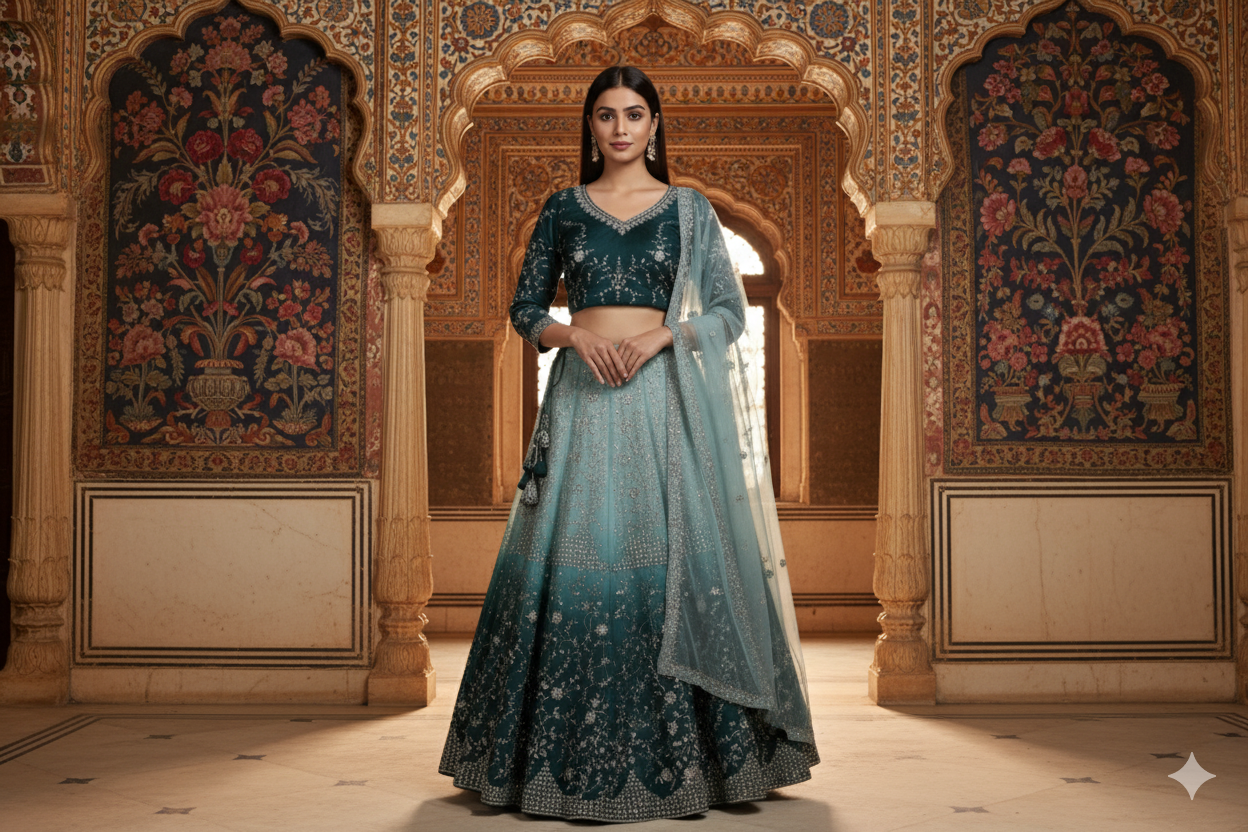 GIRLISH GHAGRA ODHNI