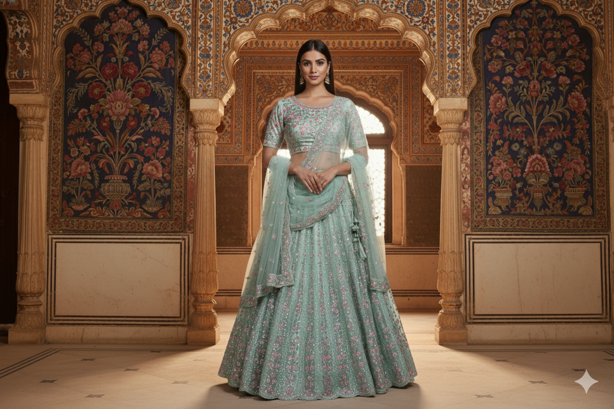 GIRLISH GHAGRA ODHNI