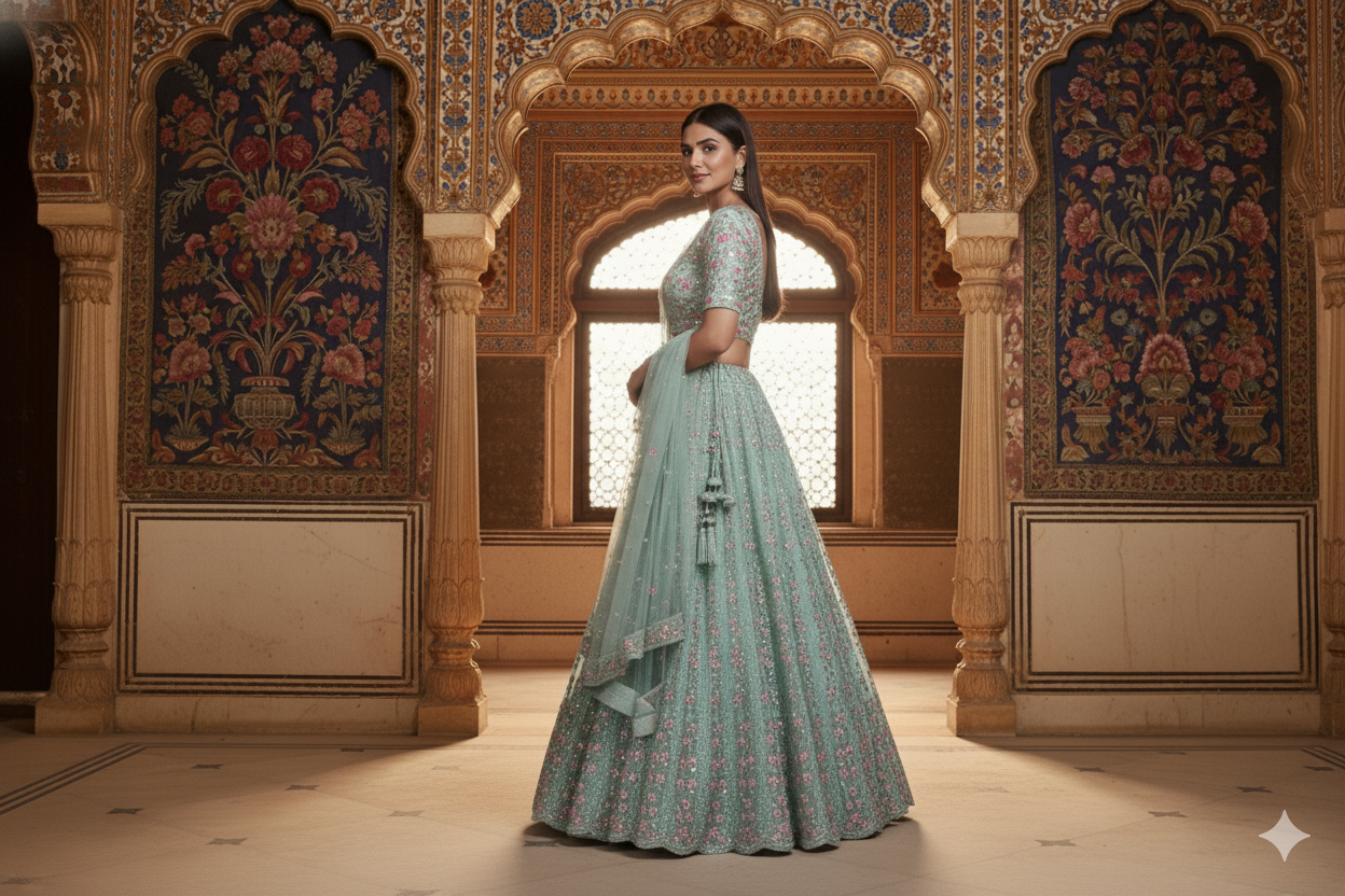 GIRLISH GHAGRA ODHNI