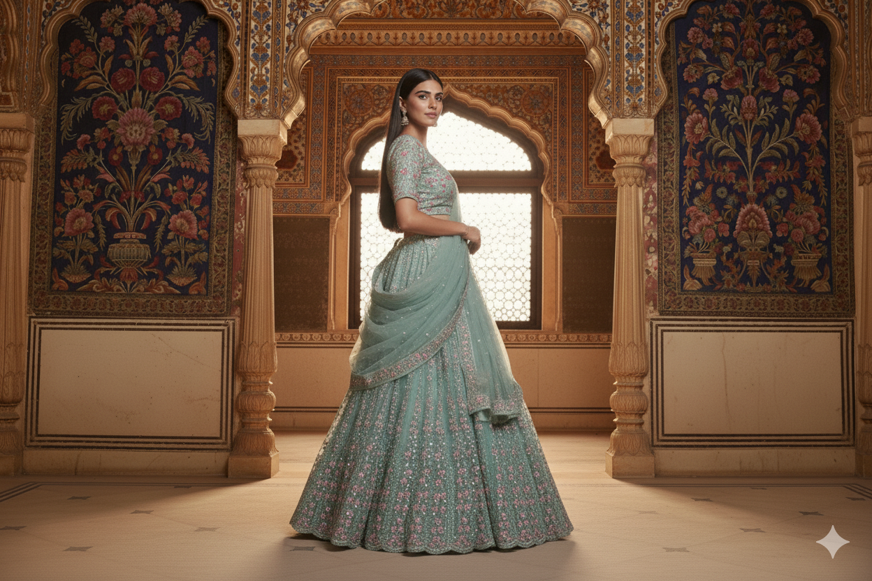 GIRLISH GHAGRA ODHNI
