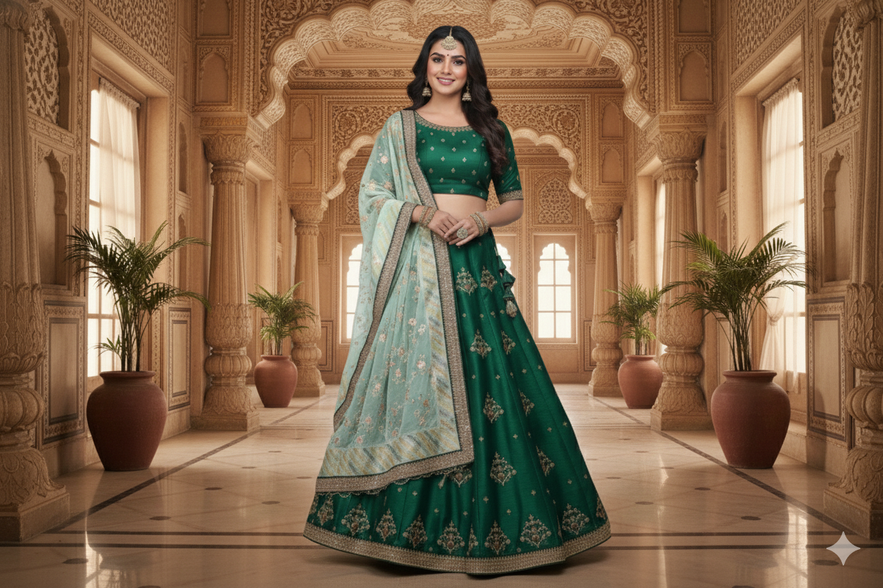 GIRLISH GHAGRA ODHNI