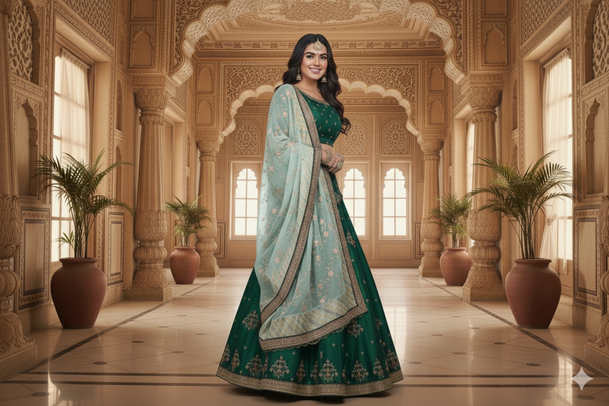 GIRLISH GHAGRA ODHNI