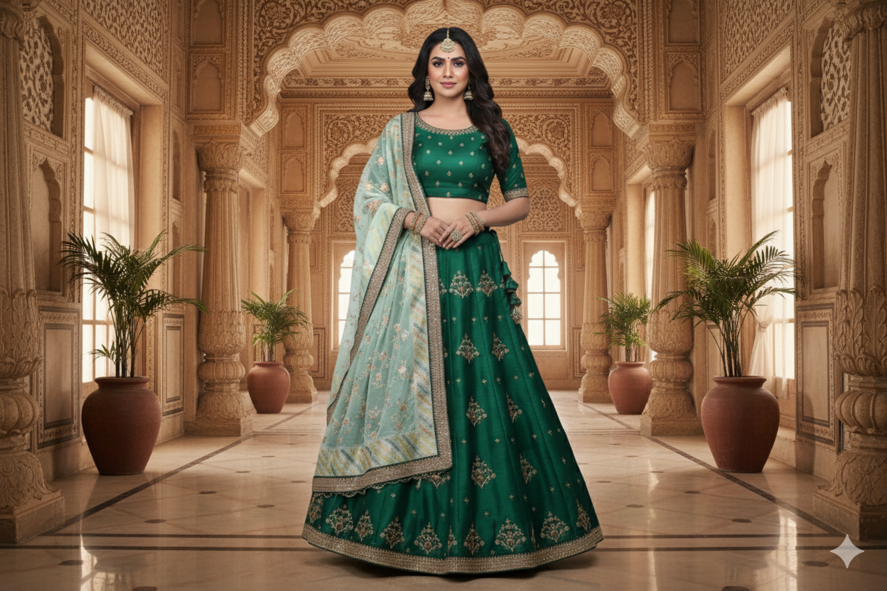 GIRLISH GHAGRA ODHNI
