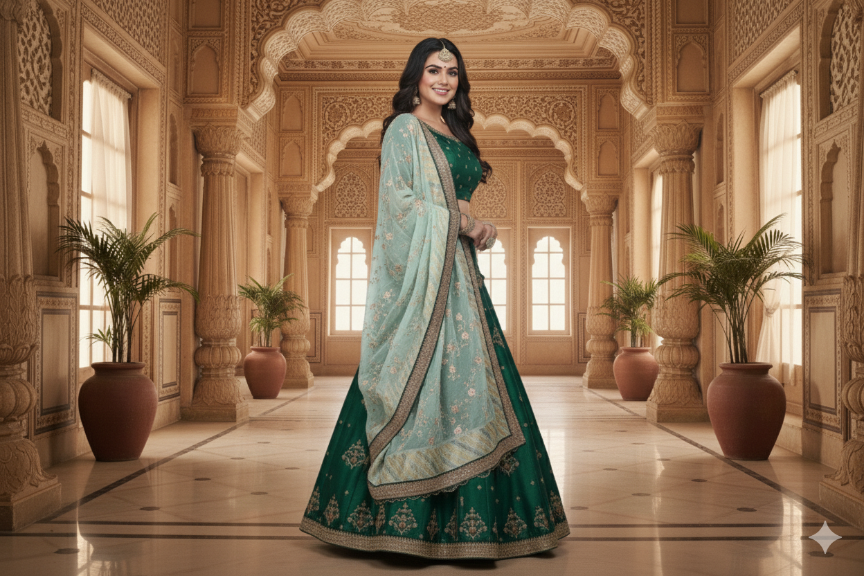 GIRLISH GHAGRA ODHNI