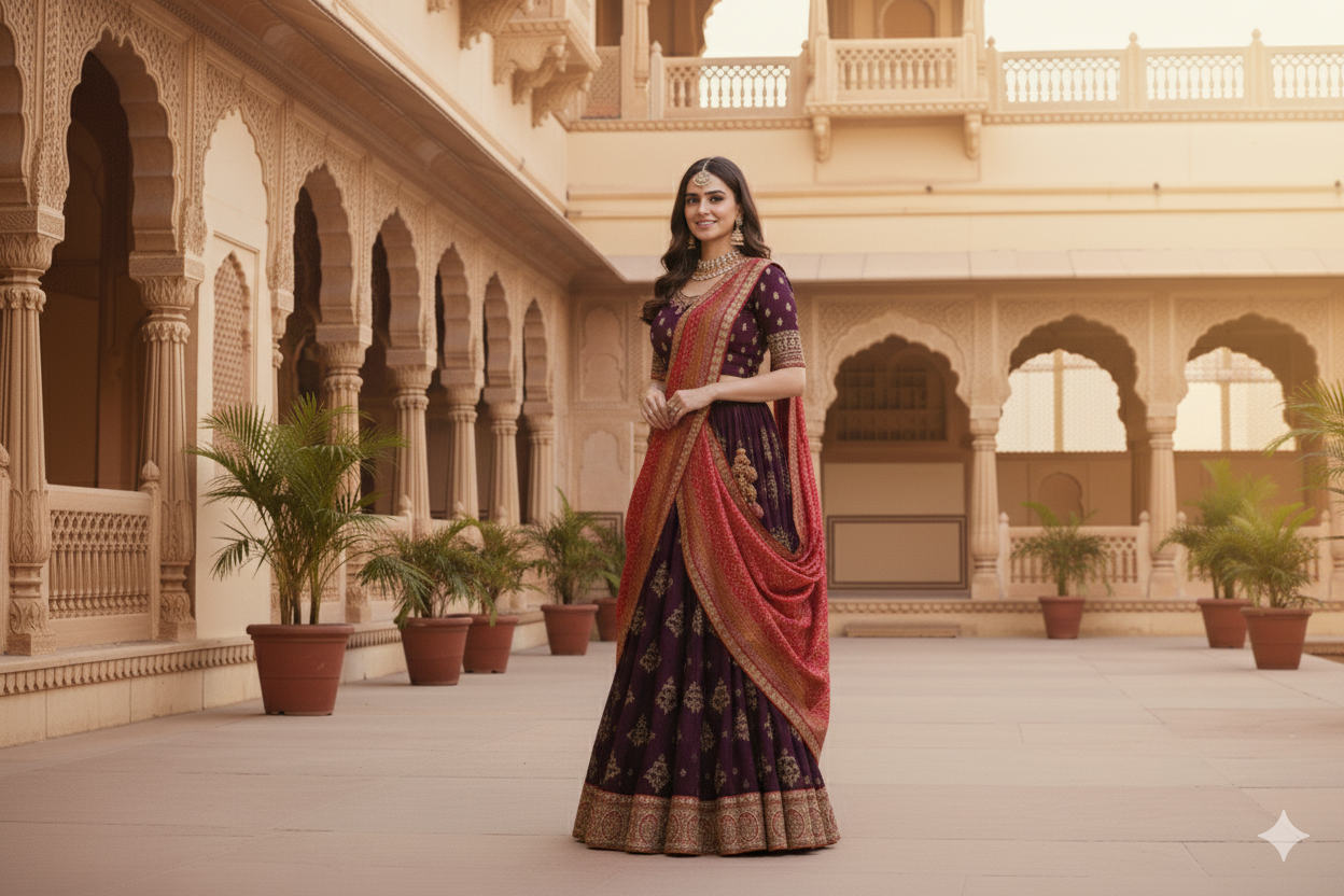 GIRLISH GHAGRA ODHNI