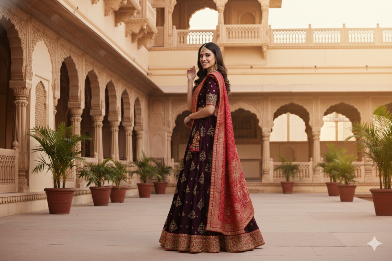 GIRLISH GHAGRA ODHNI