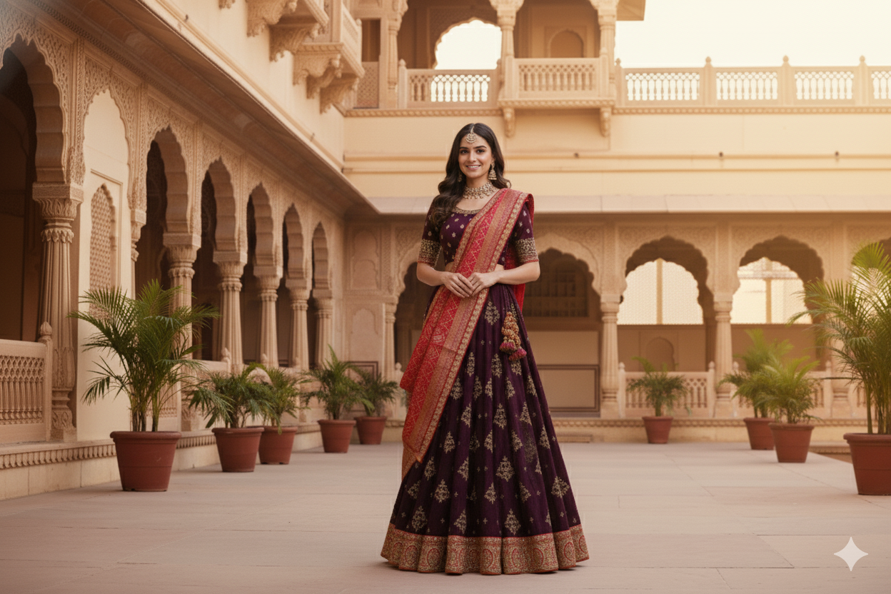 GIRLISH GHAGRA ODHNI