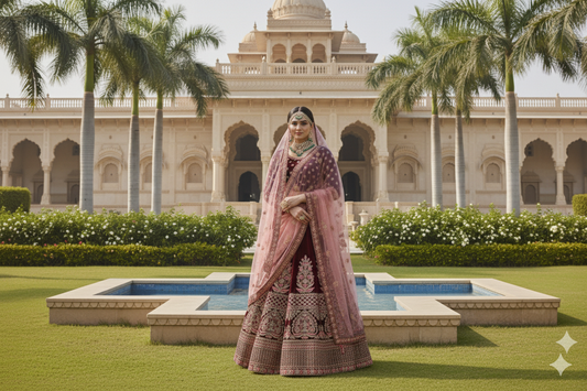BRIDAL GHAGRA ODHNI