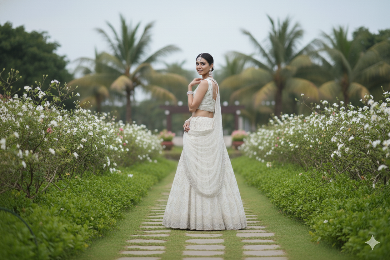 BRIDAL GHAGRA ODHNI