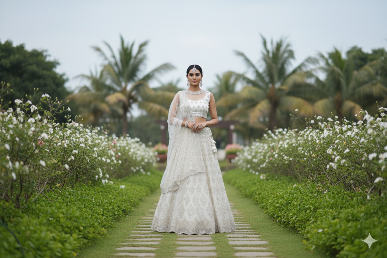 BRIDAL GHAGRA ODHNI