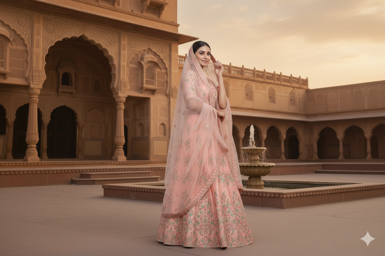 GIRLISH GHAGRA ODHNI
