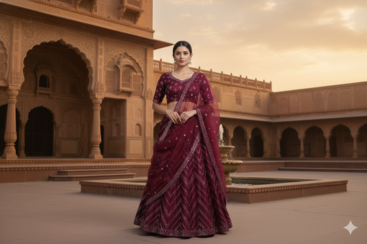 GIRLISH GHAGRA ODHNI